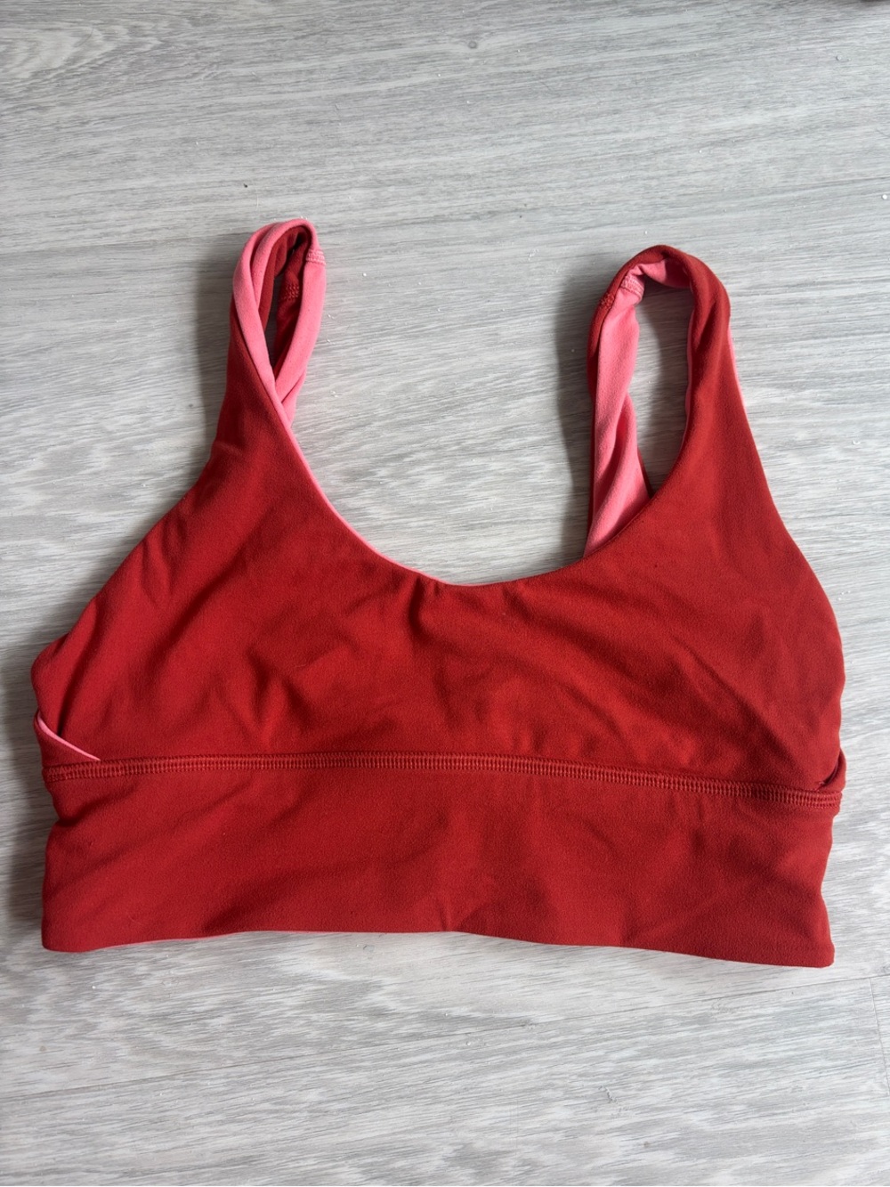 Lululemon Reversible Red & Pink Sports Bra